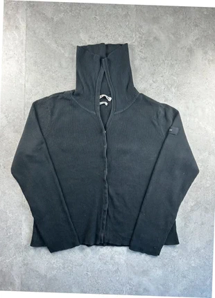 Gilet Cardigan Vintage Tommy Hilfiger Femme cache cou | Noir/Gris | Taille XL, brand: Tommy Hilfiger, condition: Very good, size: XL / 42 / 14, €18.00, €19.60 includes Buyer Protection Pro