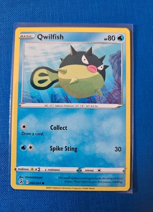 Pokemon Qwilfish 060/264 Fusion Strike Very Good Condition, brand: Pokémon, condition: Very good, £1.00, £1.75 includes Buyer Protection