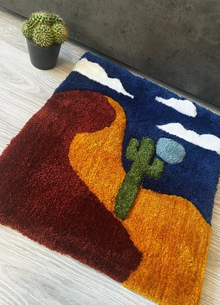 🌵 Tapis "Désert Cactus" - Original et Unique, zustand: Neu, 65,00 €, 68,95 € inklusive Vinted-Käuferschutz