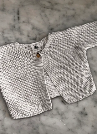 Gilet naissance, marque: Petit Bateau, état: Très bon état, taille: Jusqu'à 1 mois / 50 cm, 8,00 €, 9,10 € Protection acheteurs incluse