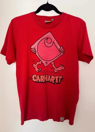 T-shirt Mixte Rouge Carhartt, brand: Carhartt, condizioni: Ottime, taglia: S, €29.00, €31.15 include la Protezione acquisti