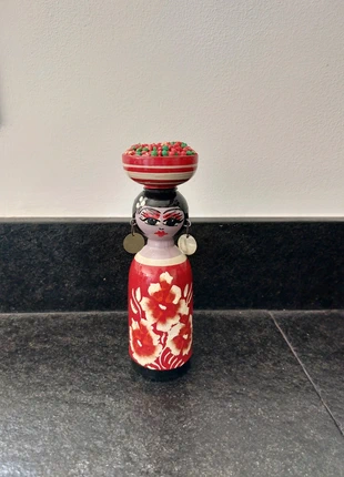 Poupée en bois rouge Maisons du Monde, brand: Maisons du Monde, condition: New without tags, €4.00, €4.90 includes Buyer Protection