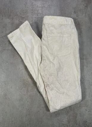 Pantalon Vintage En Velours Côtelé / Corduroy Old Navy creme texture fine taille 12, brand: Vintage Dressing, condizioni: Ottime, taglia: XS / IT 38 / EU 34, €15.00, €16.45 include la Protezione acquisti Pro