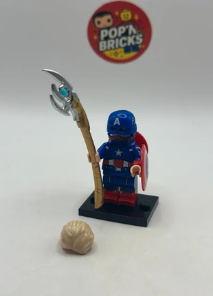 Figurine type LEGO – Captain America – Marvel – Avengers Endgame, merk: Marvel, staat: Heel goed, maat: Prematuur, tot 44 cm, € 3,80, € 4,69 inclusief Kopersbescherming