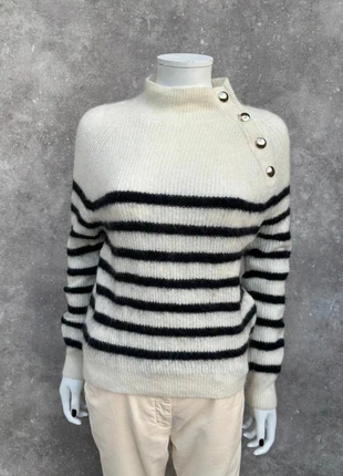 Pull Marinière Sézane - Mohair - Mérinos - Taille XS, brand: Sézane, condizioni: Ottime, taglia: XS / IT 38 / EU 34, €64.90, €68.85 include la Protezione acquisti