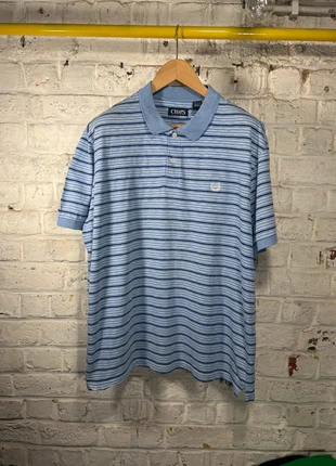 Polo Rayures - Chaps - XL - Bleu Ciel / Bleu / Blanc, brand: CHAPS, condizioni: Buone, taglia: XL, €4.05, €4.95 include la Protezione acquisti