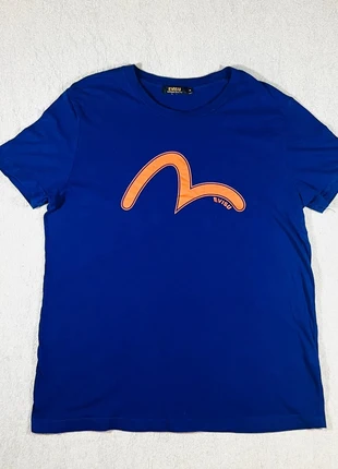 T-Shirt Evisu Premium Bleu Logo Orange Vintage Streetwear Japonais - Coton - M, marque: Evisu, état: Très bon état, taille: M, 44,90 €, 47,85 € Protection acheteurs (Pro) incluse