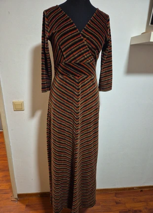 Fluwelen Maxi Dress van King Louie maat S, brand: King Louie, condizioni: Ottime, taglia: S / IT 40 / EU 36, €75.00, €79.45 include la Protezione acquisti Pro