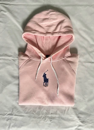 Sweat À Capuche Rose Logo Bleu Marine Classique Hoodie Sweat PullOver- Ralph Lauren "L", marke: Ralph Lauren, zustand: Gut, größe: L, 60,00 €, 63,70 € inklusive Vinted-Käuferschutz