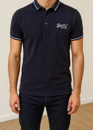 Superdry Polo rare Homme City Fit bleumarine, Taille S - Excellent etat, brand: Superdry, condizioni: Ottime, taglia: S, €25.00, €26.95 include la Protezione acquisti