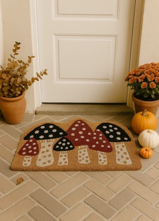 Felpudo de setas otoñal 60x40 cm, marca: Autumn mushroom doormat, estado: Novo sem etiquetas, €15.00, €16.45 inclui Proteção do Comprador