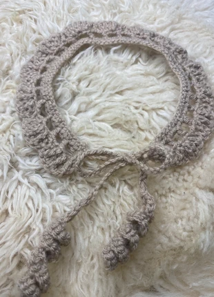 Colletto beige fatto a mano all’uncinetto, marque: Vintage Dressing, état: Neuf sans étiquette, 10,00 €, 11,20 € Protection acheteurs incluse