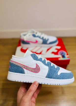 Nike Air Jordan 1 Low Special Edition GS Pink Glow Denim Sequin Taille 40, marca: Nike, estado: Muy bueno, tamaño: 40, 79,99 €, 84,69 € Protección al comprador Pro incluida