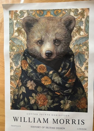 Affiche abstraite 40x60 sur toile, marca: William Morris, estado: Muito bom, €12.00, €13.30 inclui Proteção do Comprador