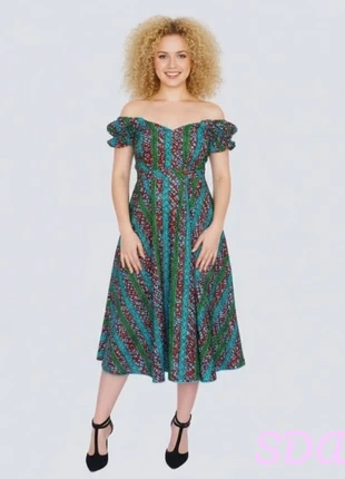 Robe wax africain évasée légère toutes tailles, brand: Africa, condizioni: Ottime, taglia: M / IT 42 / EU 38, €43.00, €45.85 include la Protezione acquisti Pro