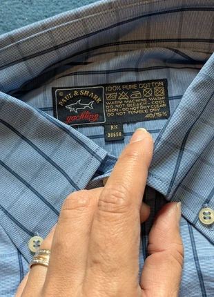 Chemise homme manches longues hiver Paul & shark coton carreau bleu marine clair neuve M, marque: Paul & Shark, état: Neuf sans étiquette, taille: M, 25,00 €, 26,95 € Protection acheteurs incluse