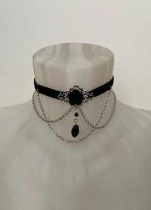 Choker en velours noir, brand: Cryptica, condition: Very good, €8.00, €9.10 includes Buyer Protection Pro
