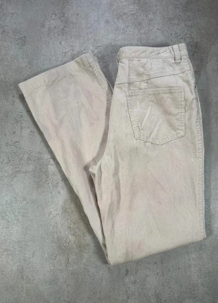Pantalon En Velours Côtelé / Corduroy valerie stevens beige clair cotele coupe droite taille 6, brand: Vintage Dressing, condizioni: Ottime, taglia: XS / IT 38 / EU 34, €12.00, €13.30 include la Protezione acquisti Pro