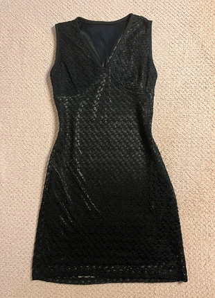 Robe noire style dentelle avec doublure, merk: Inconnu, staat: Heel goed, maat: S / 36 / 8, € 3,00, € 3,85 inclusief Kopersbescherming