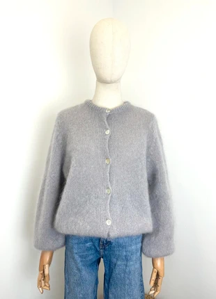 Gilet gris souris mohair, état: Neuf avec étiquette, taille: Taille unique, 68,00 €, 72,10 € Protection acheteurs (Pro) incluse