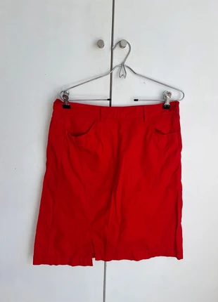 zara falda roja recta con abertura (talla M), marque: Zara, état: Neuf sans étiquette, taille: M / 38 / 10, 6,00 €, 7,00 € Protection acheteurs incluse