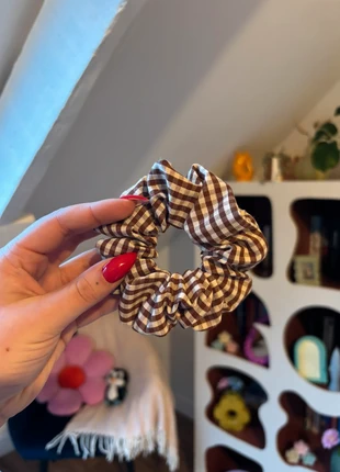 Chouchou Vichy marron fait main, marca: Fait Main, estado: Nuevo sin etiquetas, 5,00 €, 5,95 € Protección al comprador Pro incluida