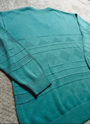 Real Vintage blue-green pullover / Large size / V neck, marque: Vintage Dressing, état: Très bon état, taille: L, 13,00 €, 14,35 € Protection acheteurs incluse