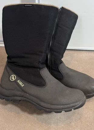 Bottes AIGLE noires T37 – Waterproof et chaudes, marque: Aigle, état: Très bon état, taille: 37, 50,00 €, 53,20 € Protection acheteurs (Pro) incluse