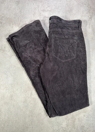 Pantalon Vintage En Velours Côtelé / Corduroy Nydj gris foncé ample exactement taille 6, marke: Vintage Dressing, zustand: Sehr gut, größe: L / 40 / 12, 15,00 €, 16,45 € beinhaltet Vinted-Käuferschutz Pro