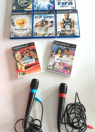 Lot de jeux PS2 + 2 micros singstar, état: Bon état, 8,00 €, 9,10 € Protection acheteurs incluse