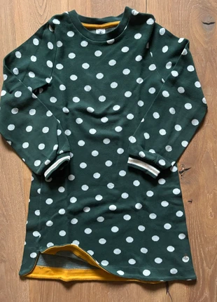 Bellissimo abito in felpa a pois Petit Bateau tg 8y, marca: Petit Bateau, estado: Muito bom, tamanho: 8 anos / 128 cm, €25.00, €26.95 inclui Proteção do Comprador