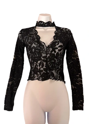 Windsor Lace Long Sleeve Top - XS, brand: Windsor, condition: Good, size: 2 / XS, $3.00, $3.85 includes Buyer Protection