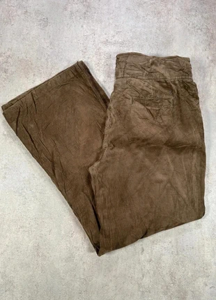 Pantalon Vintage En Velours Côtelé / Corduroy jessica corduroy brun olive ample taille10 taille 10, marca: Vintage Dressing, estado: Muito bom, tamanho: M / 38 / 10, €6.00, €7.00 inclui Proteção do Comprador Pro