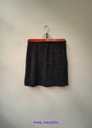 Jupe noire brillante Vera&Lucy - Taille M - neuve sans étiquette, marque: Vera & Lucy, état: Neuf sans étiquette, taille: M / 38 / 10, 6,00 €, 7,00 € Protection acheteurs incluse