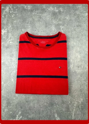 Tommy Hilfiger T-shirt rayé rouge bleu XL état excellent casual classique, marque: Tommy Hilfiger, état: Très bon état, taille: XL, 13,50 €, 14,88 € Protection acheteurs incluse