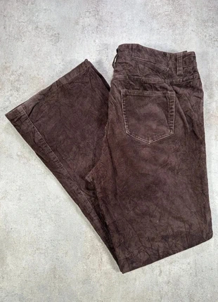 Pantalon En Velours Côtelé / Corduroy lands end marron chocolat, coupe taille 12, marke: Vintage Dressing, zustand: Sehr gut, größe: XL / 42 / 14, 9,00 €, 10,15 € beinhaltet Vinted-Käuferschutz Pro