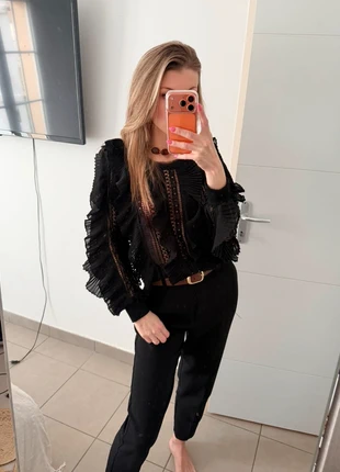 Magnifique pull crochets volants, brand: Flamant Rose, condizioni: Nuovo senza cartellino, taglia: S / IT 40 / EU 36, €17.00, €18.55 include la Protezione acquisti