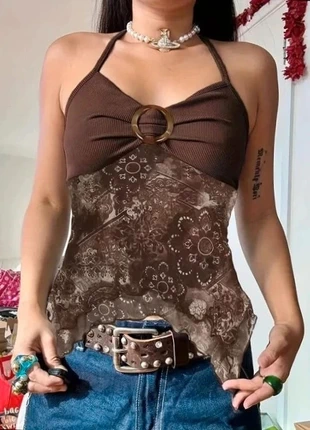 Haut de cami style y2k, taille Asian M, brand: y2k, condition: Very good, size: M / 38 / 10, €24.99, €26.94 includes Buyer Protection