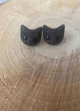 Oorbellen kat, merk: Handgemaakt, staat: Nieuw zonder prijskaartje, € 5,00, € 5,95 inclusief Kopersbescherming