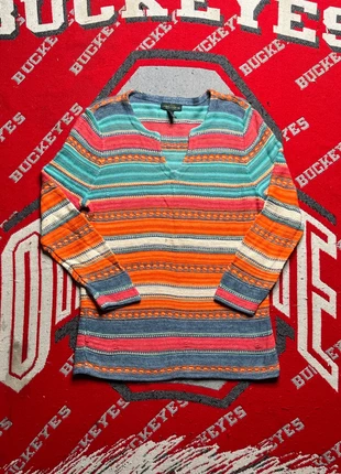 Vintage Ralph Lauren Striped Linen Women’s Long Sleeve T-shirt | M, brand: Ralph Lauren, condition: Good, size: M / UK 12-14, £7.99, £9.09 includes Buyer Protection Pro