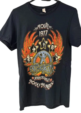tee-shirt aerosmith tournée 1977, marque: t-shirt aerosmith vintage, état: Très bon état, taille: S, 15,00 €, 16,45 € Protection acheteurs incluse
