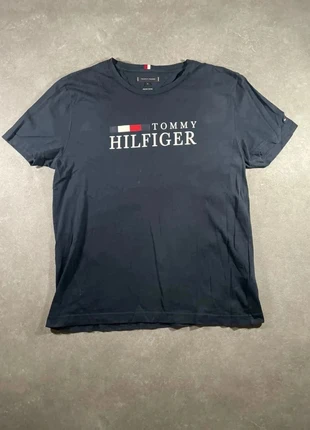 Tee shirt imprimé Tommy Hilfiger bleu marine - Taille XL, brand: Tommy Hilfiger, condition: Very good, size: XL, €4.99, €5.94 includes Buyer Protection