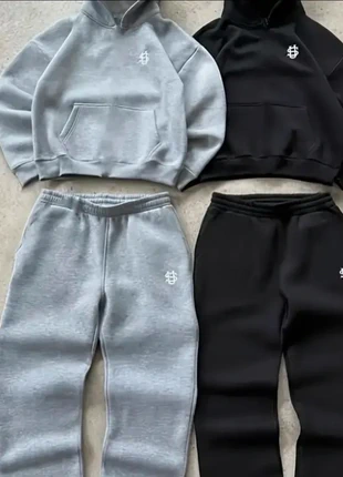 Sweat noir-gris streetwear style y2k-Taille xs/s/m/l/xl, marque: y2k, état: Neuf avec étiquette, taille: M, 39,99 €, 42,69 € Protection acheteurs incluse