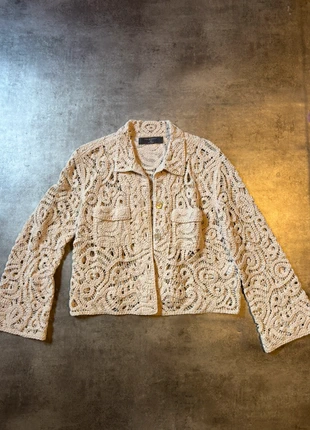 Veste en crochet/dentelle crème primark - taille XS, brand: Primark, condition: New without tags, size: XS / 34 / 6, €20.00, €21.70 includes Buyer Protection