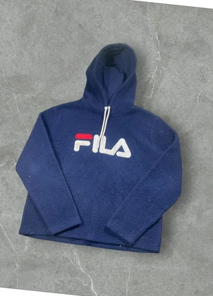 Pull polaire Fila bleu la capuche logo brodé - XL homme, brand: FILA, condition: Very good, size: XL, €11.00, €12.25 includes Buyer Protection Pro