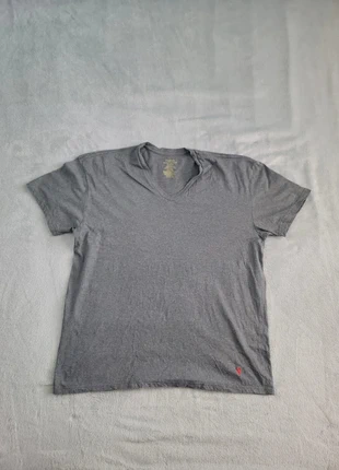T-shirt Ralph Lauren Gris Taille XL Classic Fit Homme Logo Brodé En Bas Très Bon État #53, brand: Ralph Lauren, condition: Very good, size: XL, €9.99, €11.19 includes Buyer Protection Pro