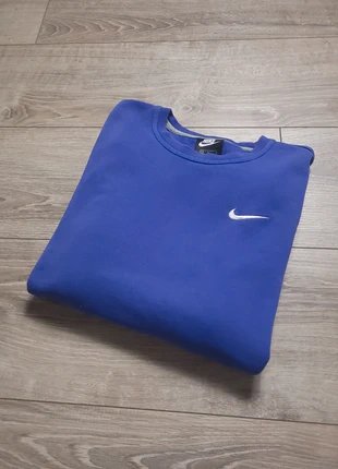 pull / sweat sans capuche nike swoosh bleu / violet logo blanc brodé taille M homme - SKU 534, brand: Nike, condition: Good, size: M, €14.99, €16.44 includes Buyer Protection Pro