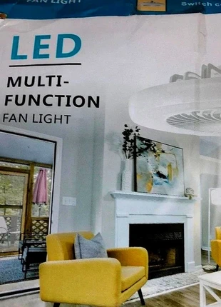 Plafonnier LED ventilateur multifonction avec télécommande, marke: Leroy Merlin, zustand: Neu, mit Etikett, 12,00 €, 13,30 € inklusive Vinted-Käuferschutz