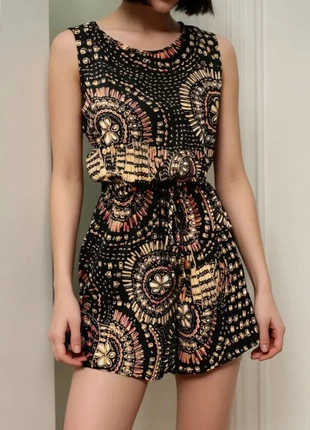 Combishort sans manches style bohème imprimé ethnique, marque: Bain de Nuit, état: Très bon état, taille: M / 38 / 10, 29,99 €, 32,19 € Protection acheteurs incluse