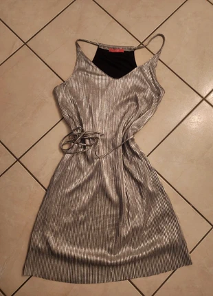 Petite robe grise a paillettes, brand: Illusion, condition: New without tags, size: M / 38 / 10, €15.00, €16.45 includes Buyer Protection